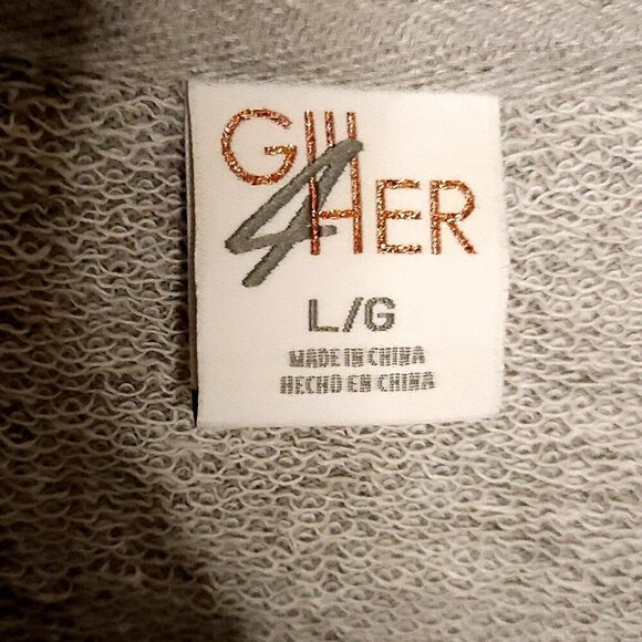 GIII For Her Kansas City Royals MLB Grey Blue Sequin Flutter Sleeve Top Large - Picture 7 of 10